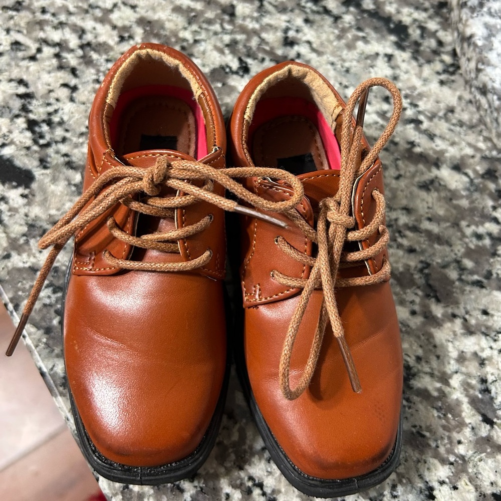 Classic Brown Kids Shoes